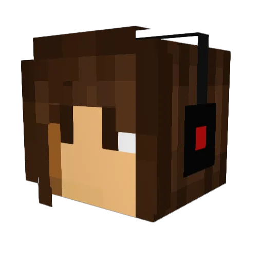 moxie987 Minecraft avatar head, 3D render