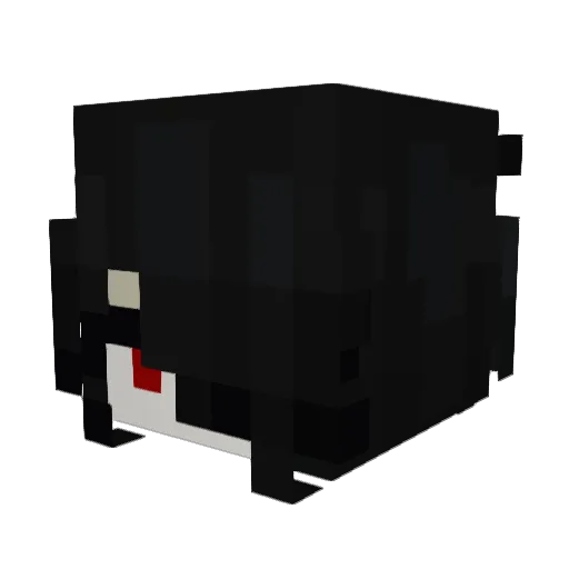 moxiinox Minecraft avatar head, 3D render