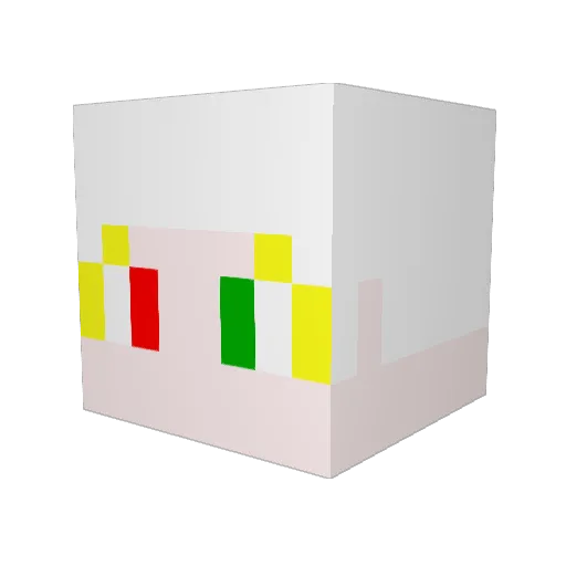moya0825 Minecraft avatar head, 3D render
