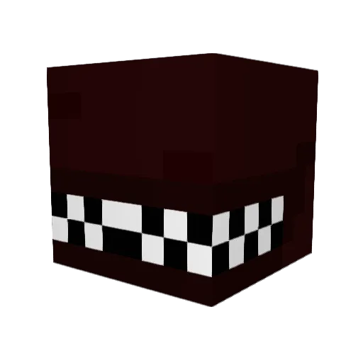 moyai Minecraft avatar head, 3D render