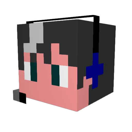 moyanto Minecraft avatar head, 3D render