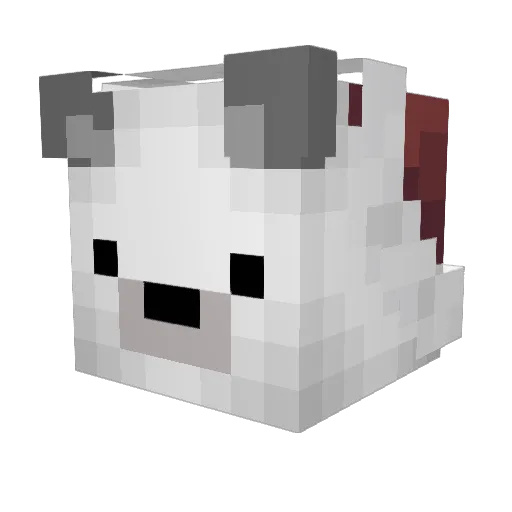 moyashi5 Minecraft avatar head, 3D render