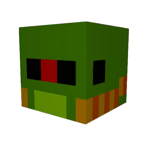 moyasi622 Minecraft avatar head, 3D render
