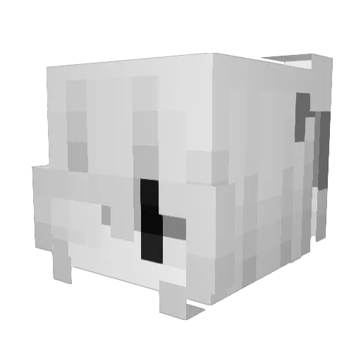 moyathe Minecraft avatar head, 3D render