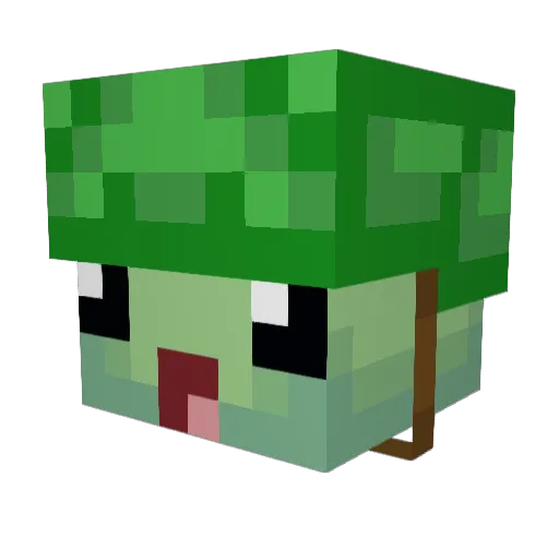 moyis_ Minecraft avatar head, 3D render