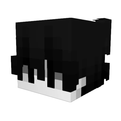 moz4ki Minecraft avatar head, 3D render