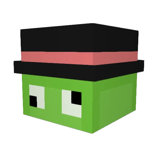 mozen1 Minecraft avatar head, 3D render