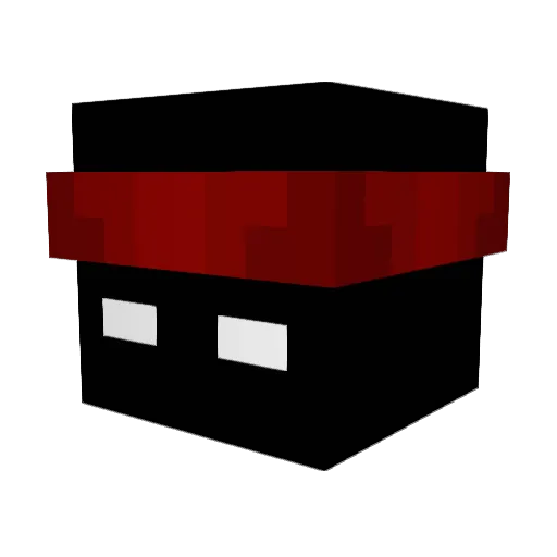 mozex_true Minecraft avatar head, 3D render