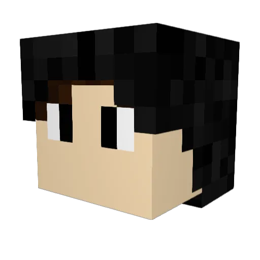 mozieb01 Minecraft avatar head, 3D render