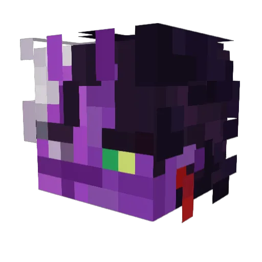 mozzeo Minecraft avatar head, 3D render
