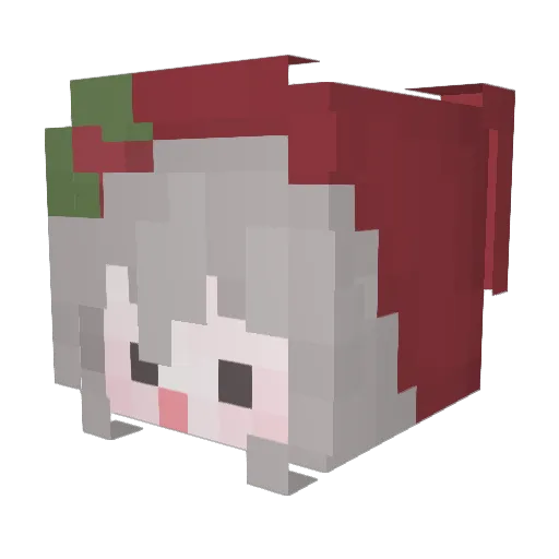 mozzi0225 Minecraft avatar head, 3D render