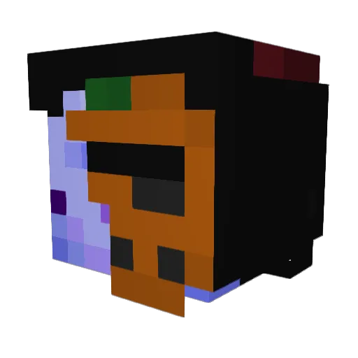 mozzz_974 Minecraft avatar head, 3D render