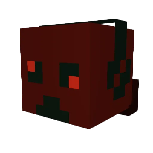 mp3213 Minecraft avatar head, 3D render