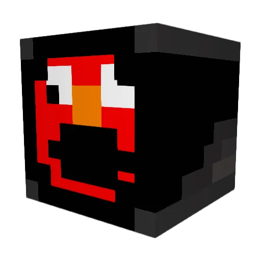 mp3223 Minecraft avatar head, 3D render