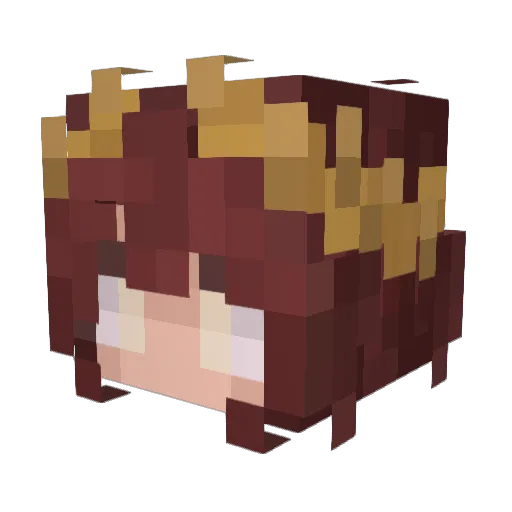 mp3shka Minecraft avatar head, 3D render