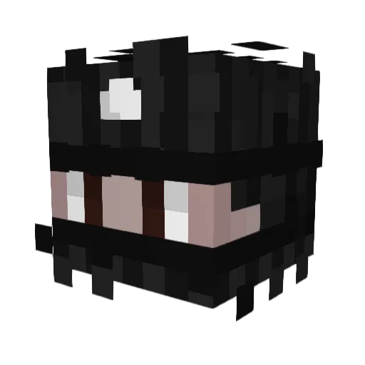 mpDreams Minecraft avatar head, 3D render