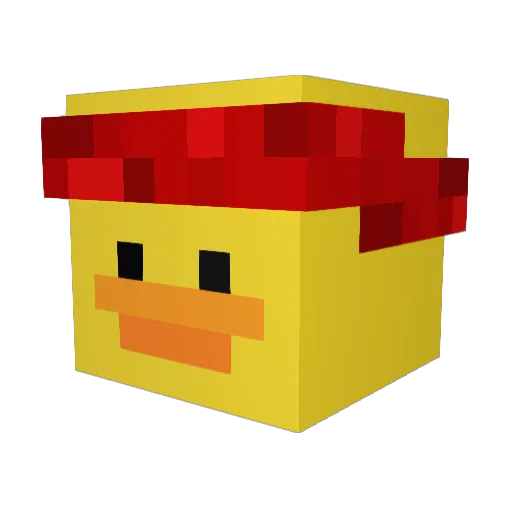 mpapzl Minecraft avatar head, 3D render