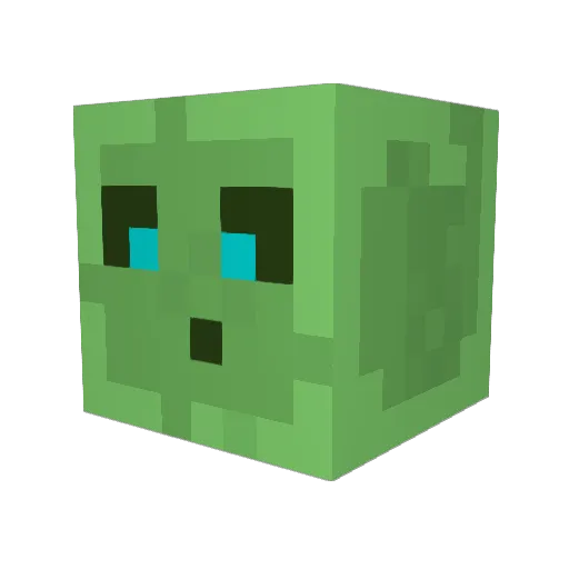 mpata Minecraft avatar head, 3D render