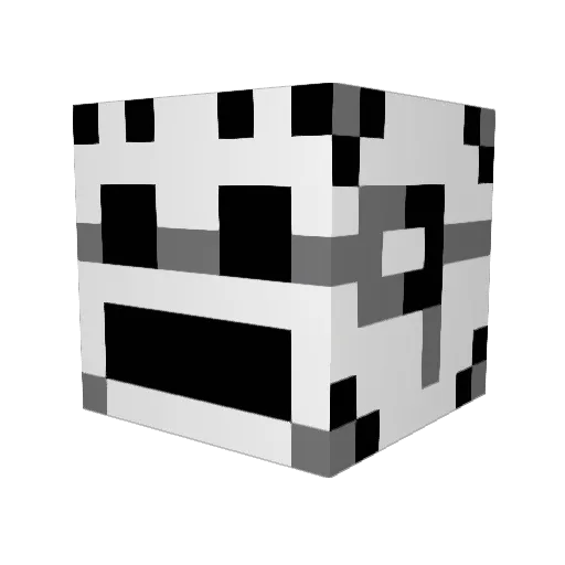 mpca50 Minecraft avatar head, 3D render