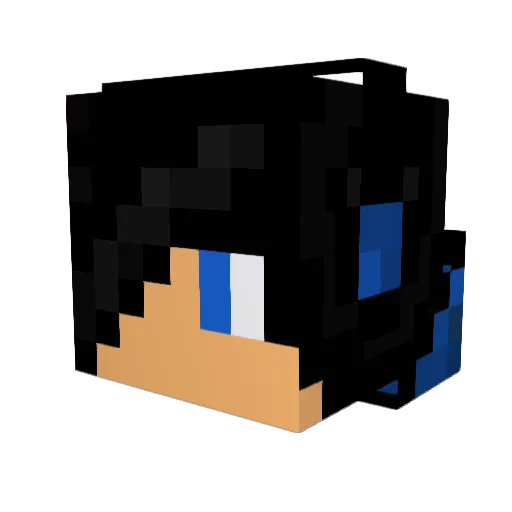 mpcg Minecraft avatar head, 3D render