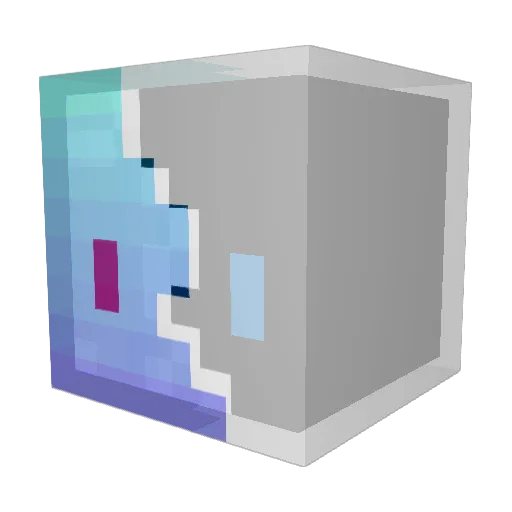 mpda0421 Minecraft avatar head, 3D render