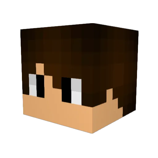mph2020 Minecraft avatar head, 3D render