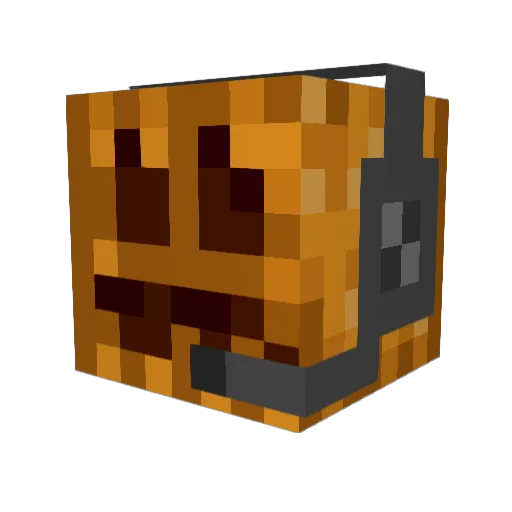 mpidruidzz Minecraft avatar head, 3D render