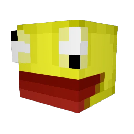 mplayer101 Minecraft avatar head, 3D render