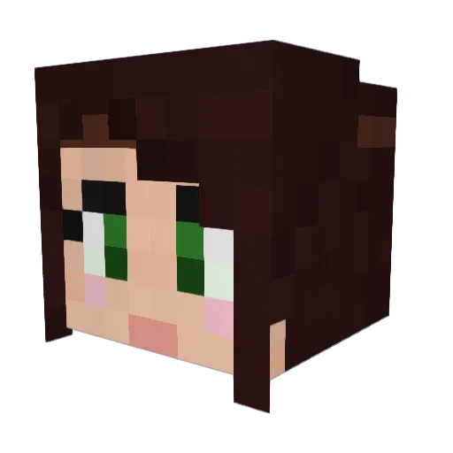 mpolioli Minecraft avatar head, 3D render