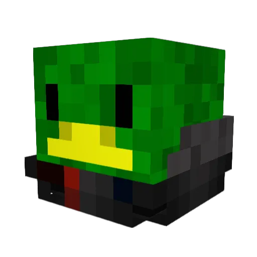 mpreviti32 Minecraft avatar head, 3D render
