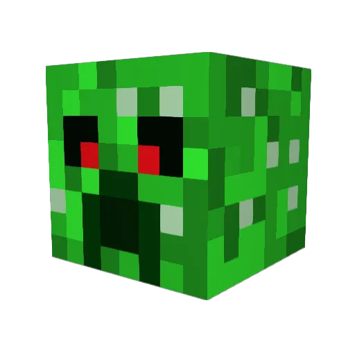 mpts5 Minecraft avatar head, 3D render