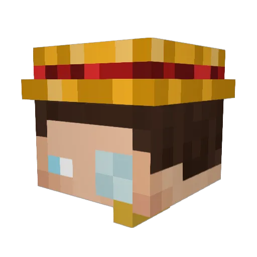 mpw258 Minecraft avatar head, 3D render