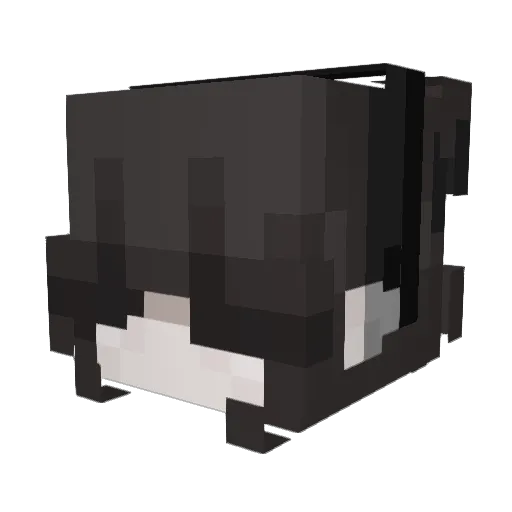 mqvi Minecraft avatar head, 3D render