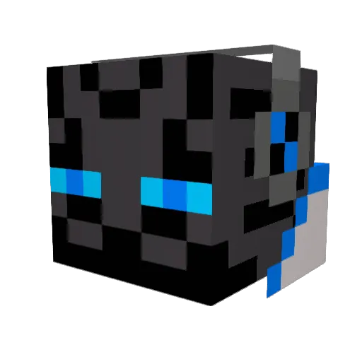 mr123 Minecraft avatar head, 3D render