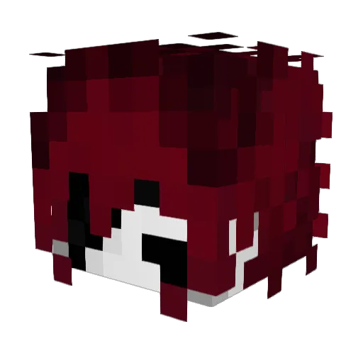 mrGoJu Minecraft avatar head, 3D render