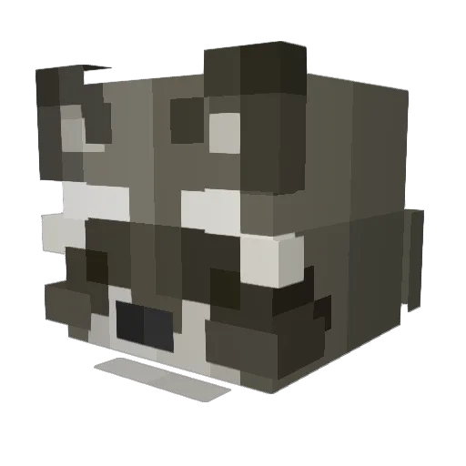mrIh3nr1k Minecraft avatar head, 3D render