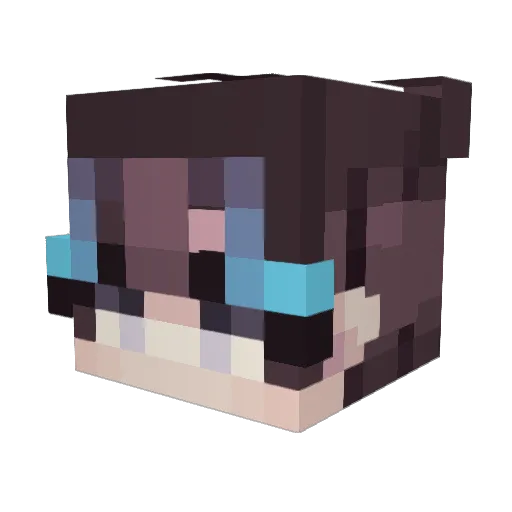 mrOndryx Minecraft avatar head, 3D render