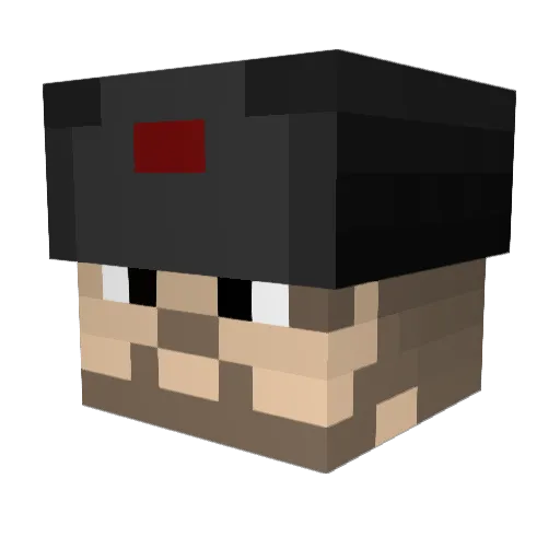 mrPixel06 Minecraft avatar head, 3D render