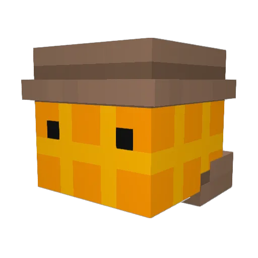 mrVelan Minecraft avatar head, 3D render