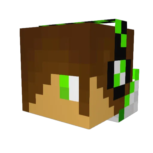 mr_3bod Minecraft avatar head, 3D render