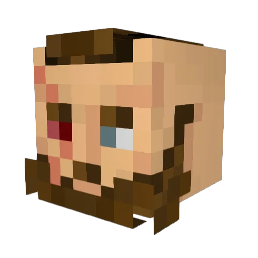 mr_Budde Minecraft avatar head, 3D render