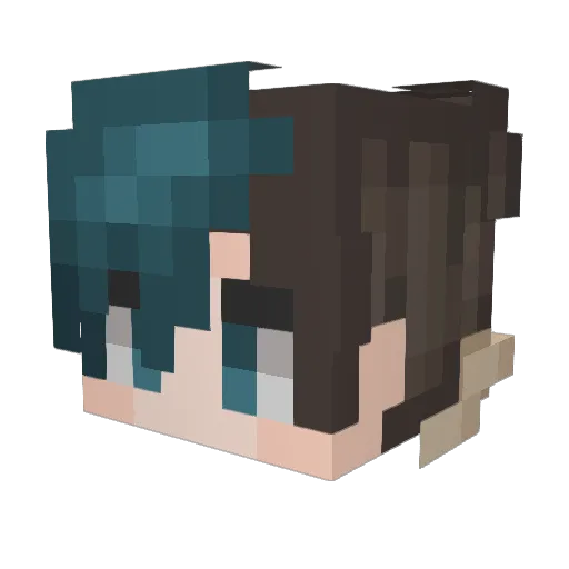 mr_Damian0o Minecraft avatar head, 3D render