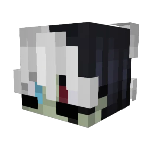 mr_boast04 Minecraft avatar head, 3D render