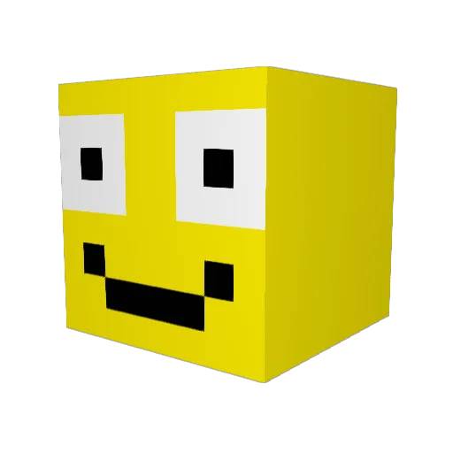mr_c1 Minecraft avatar head, 3D render