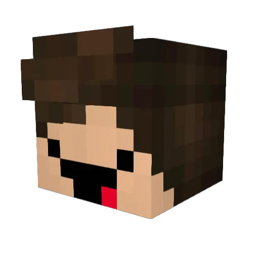 mr_croquet8 Minecraft avatar head, 3D render