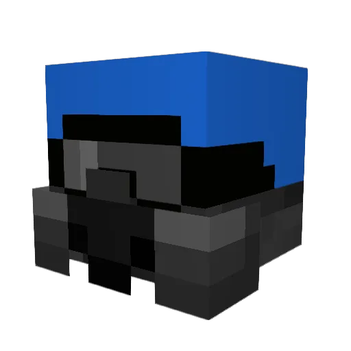 mr_dargons Minecraft avatar head, 3D render