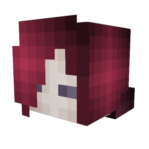 mr_dingaling Minecraft avatar head, 3D render