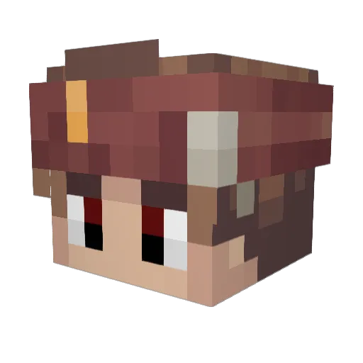 mr_fazbear1987 Minecraft avatar head, 3D render