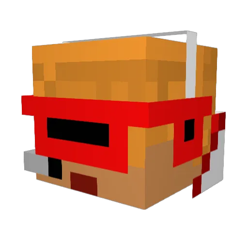 mr_kankels Minecraft avatar head, 3D render