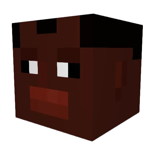 mr_koksiu Minecraft avatar head, 3D render